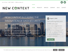 Tablet Screenshot of newcontext.com